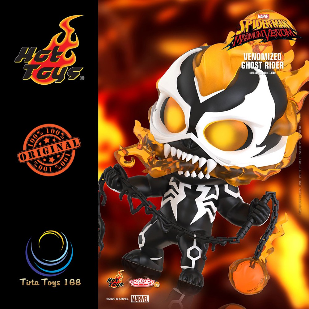 Jual HOT TOYS HT COSBABY COSB794 MAXIMUM VENOM VENOMIZED GHOST RIDER