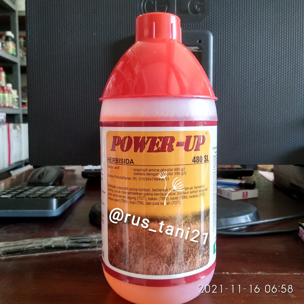 Jual Herbisida Sistemik Power Up Sl Liter Ba Ipa Glifosat G L