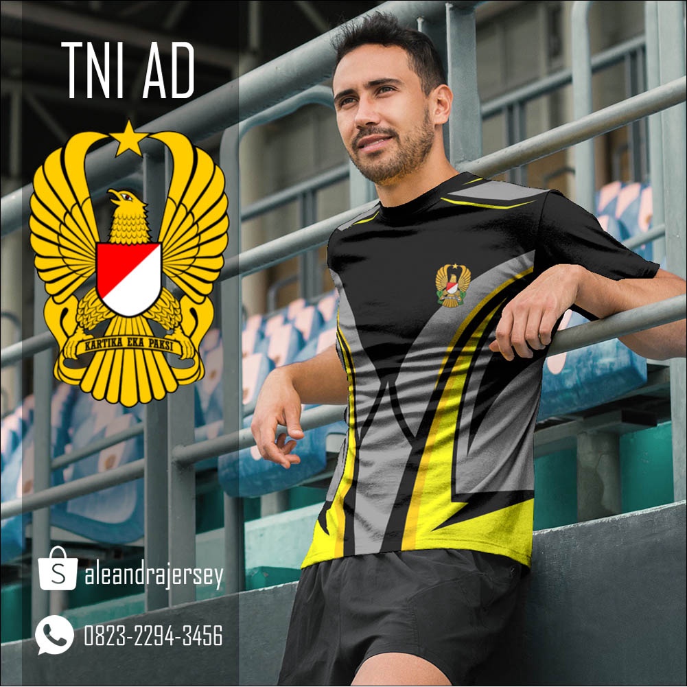 Jual Baju Kaos Jersey Tni Ad Fullprint Printing Custom Premium