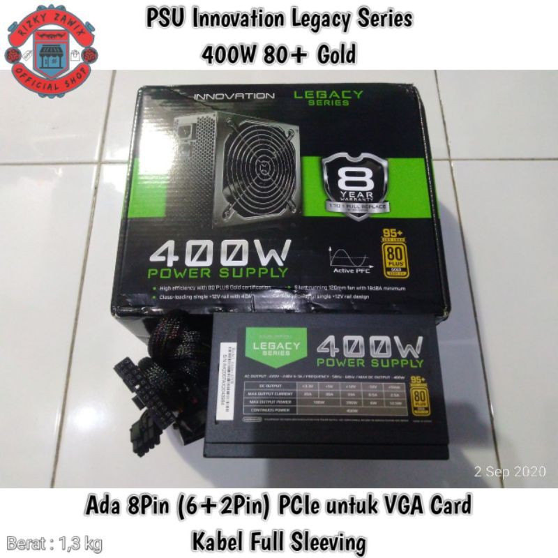 Jual PSU Innovation Legacy Series 400W 80 Gold Power Supply Unit