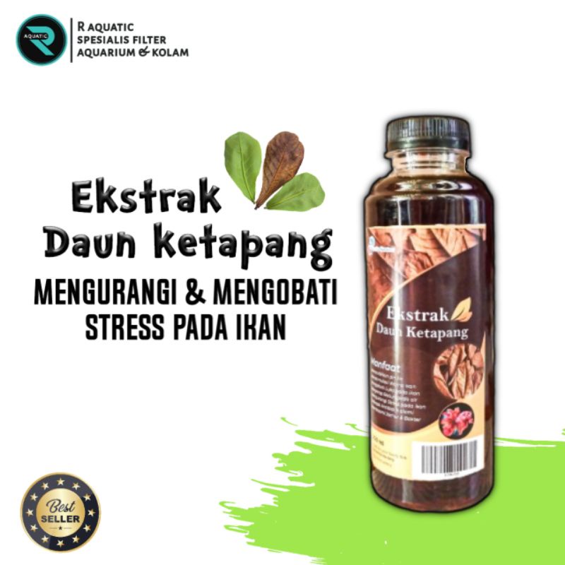 Jual Ekstrak Daun Ketapang Betta Cupang 250ml Vitamin Ikan Hias