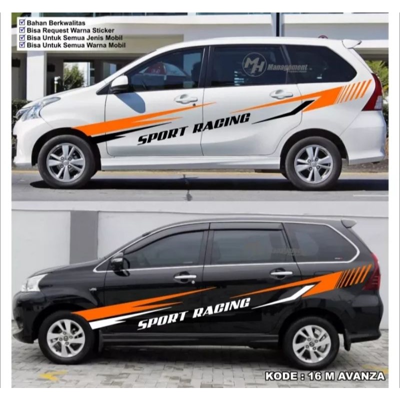 Jual Cutting Sticker Mobil Toyota Avanza Velos Xenia Innova Ertiga