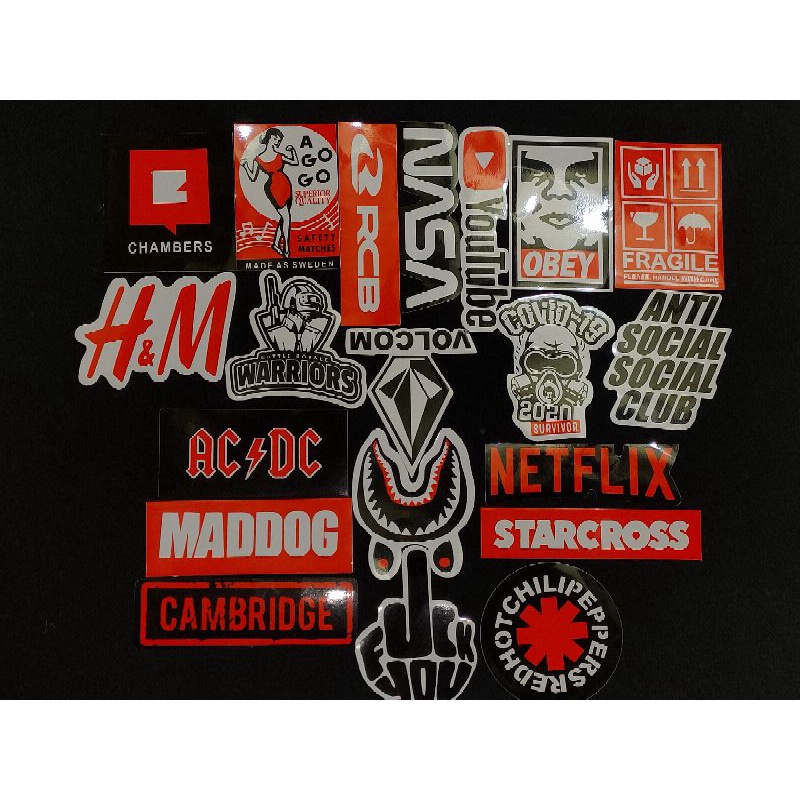 Jual Sticker Pack Distro Stiker STIKER PACK NASA Hypebeast Sticker