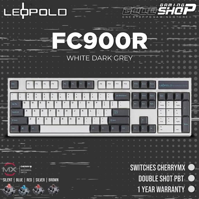 Jual Leopold FC900R White Dark Grey Mechanical Gaming Keyboard Shopee