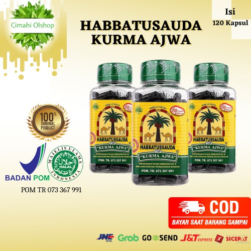 Jual Habbatusauda Kurma Ajwa Habbasyifa Serbuk Shopee Indonesia