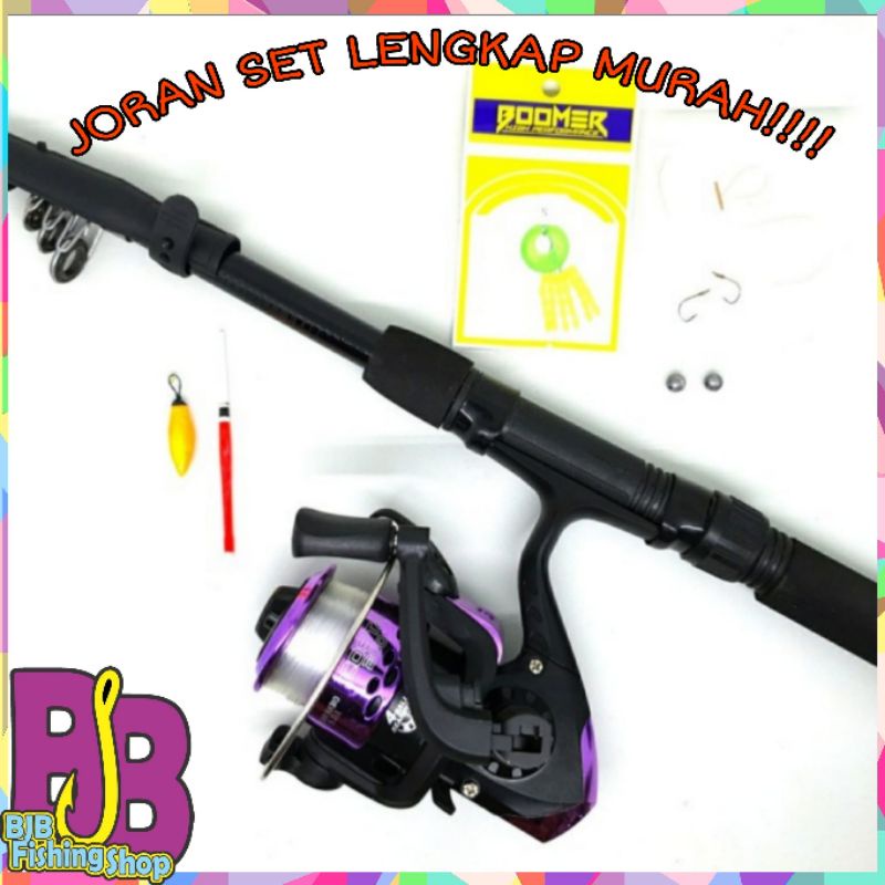 Jual Pancing Set Lkp Dgn Joran Reel Senar Kail Pelampung Timah Dan