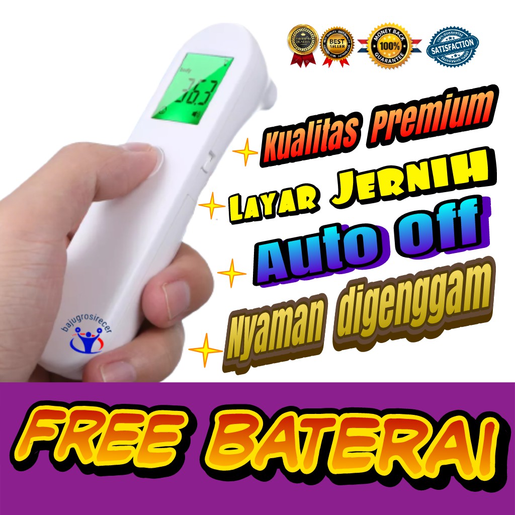 Jual Termometer Bayi Digital Tembak Infrared Thermometer Thermogun