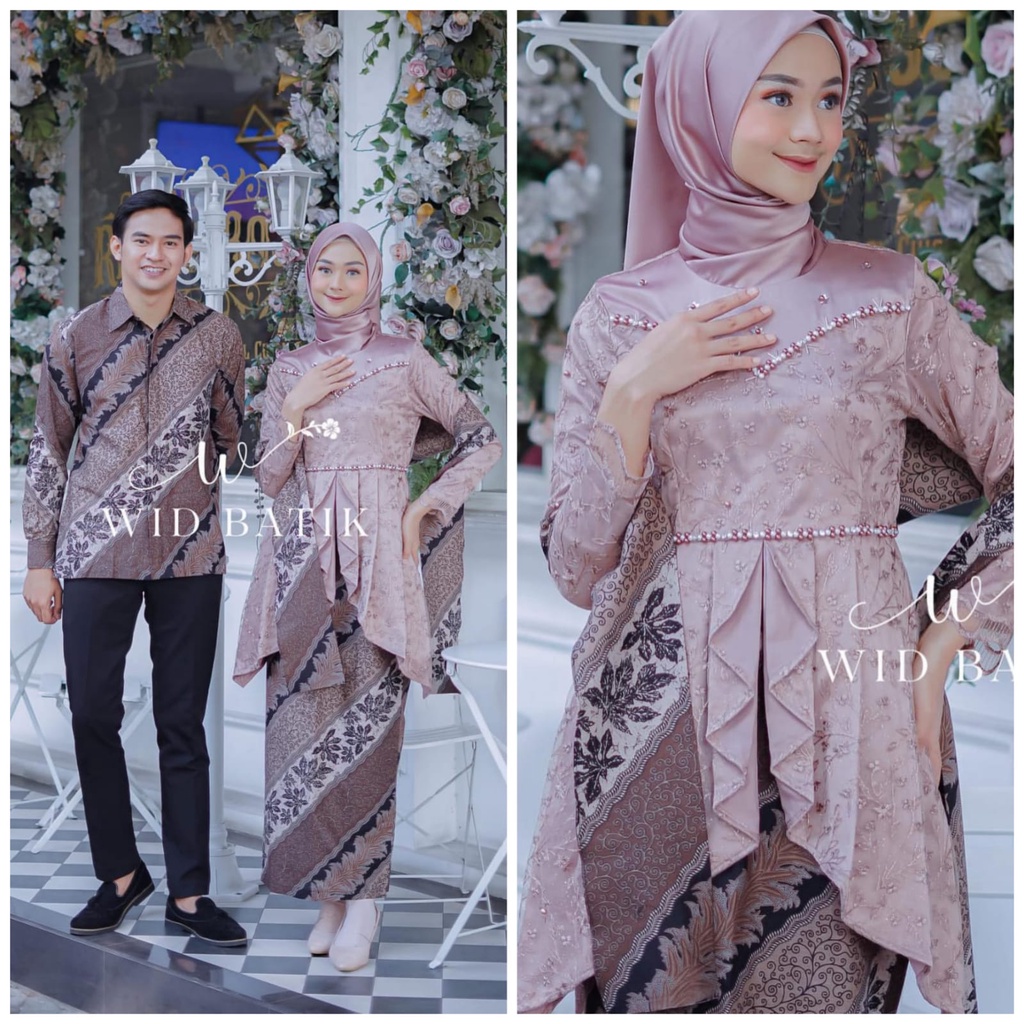 Jual Navila Series Kebaya Wisuda Nude Couple Kebaya Kondangan Lamaran