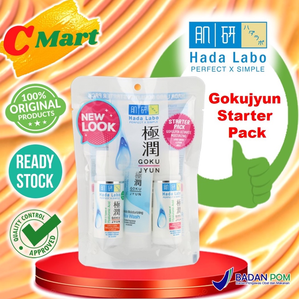 Jual Hada Labo Gokujyun Starter Pack 20gr Hadalabo Gokujyun CMart