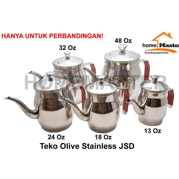 Jual NEW TEKO KETTLE LATINA LEHER ANGSA OLIVE POUR OVER 18 OZ 500 ML