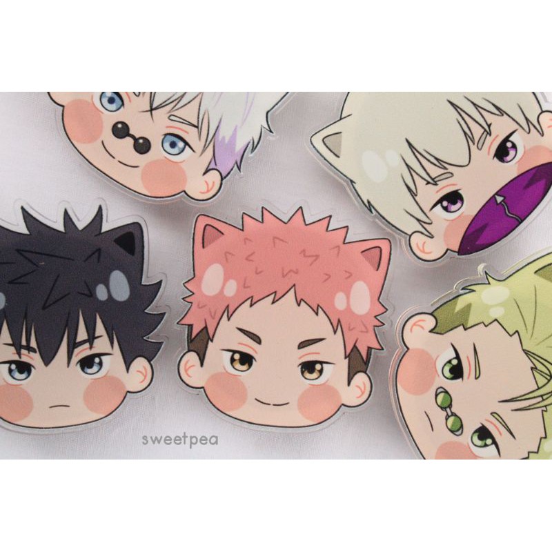 Jual Jujutsu Kaisen Popsocket Keychain Phonestrap Cat Edition