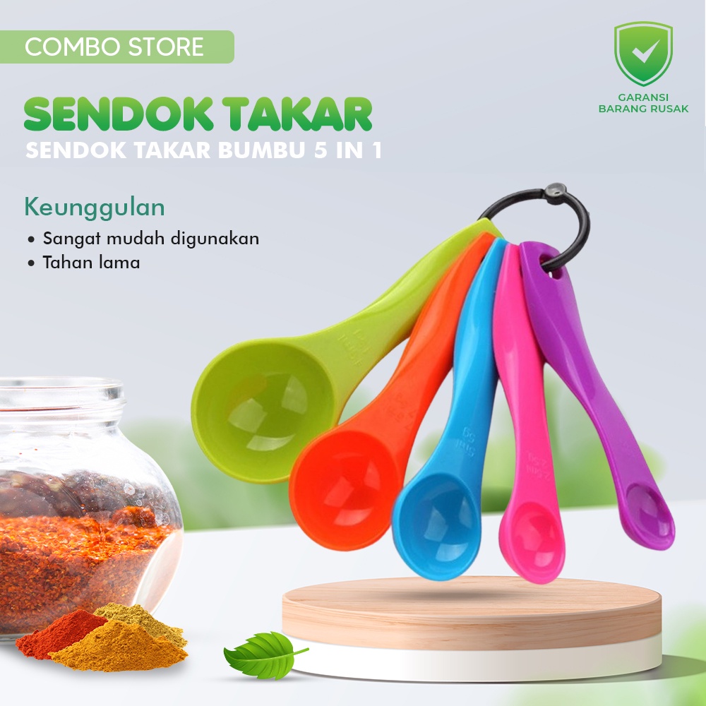 Jual Sendok Takar Ukur Bumbu Dapur Plastik Set In Shopee Indonesia