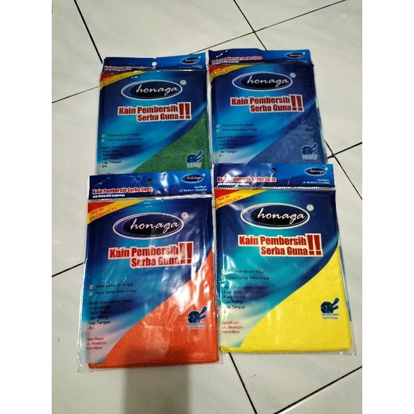 Jual Lap Microfiber Honaga X Cm Gsm Lap Serbaguna Honaga