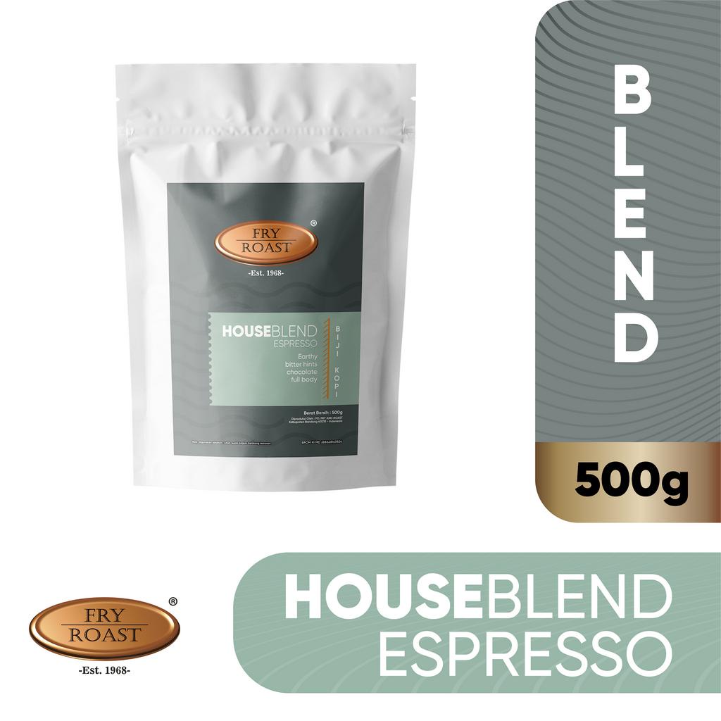 Jual KOPI HOUSE BLEND ESPRESSO GOLD 500 GR BIJI DAN BUBUK Shopee