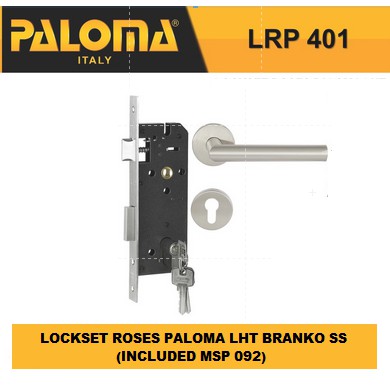 Jual Handle Pintu Kunci Set Paloma Lrp Gagang Pintu Shopee Indonesia