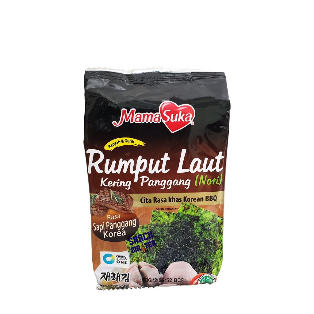 Jual Mamasuka Nori Rumput Laut Panggang Netto Gr Shopee Indonesia