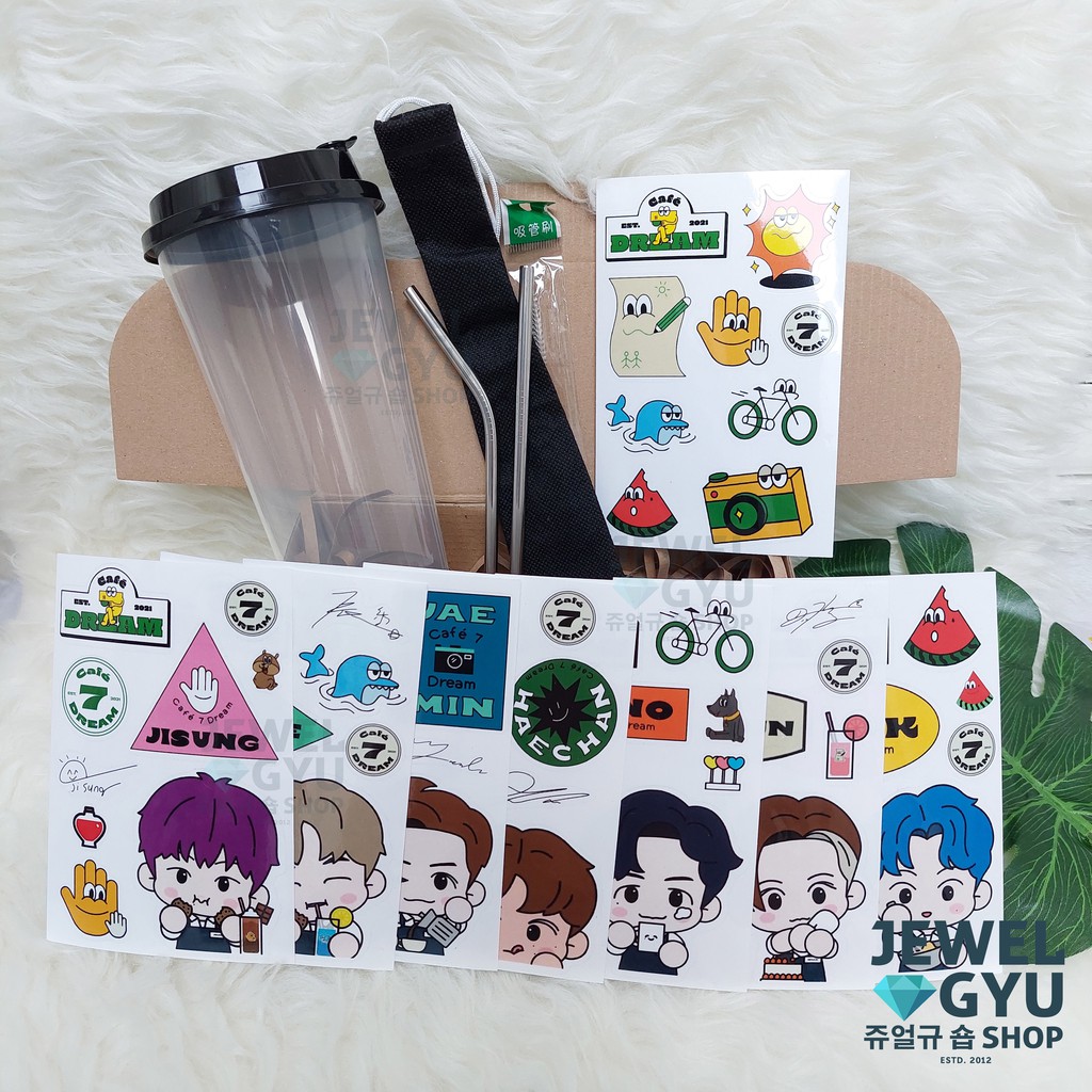 Jual Nct Dream Cafe Diy Reusable Cup Hampers Gift Box Set Kado