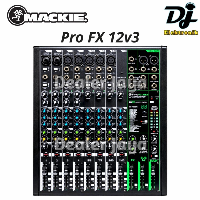 Jual Mixer Analog Mackie Pro Fx V Pro Fx V Channel