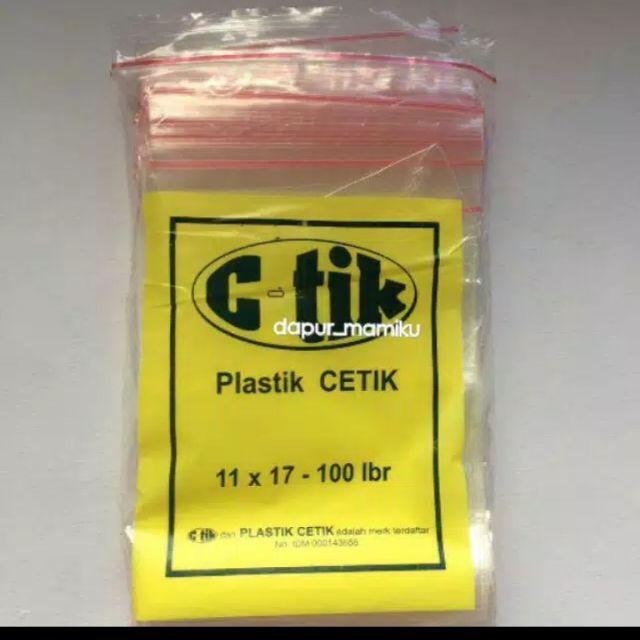 Jual DAPURMAMI Plastik Klip C Tik Plastik Kemasan Obat 4x6 5x8 6x10