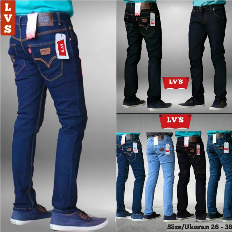 Jual Celana Jeans Pria Skinny Slim Fit Melar Bahan Bagus Ufc Nongkrong