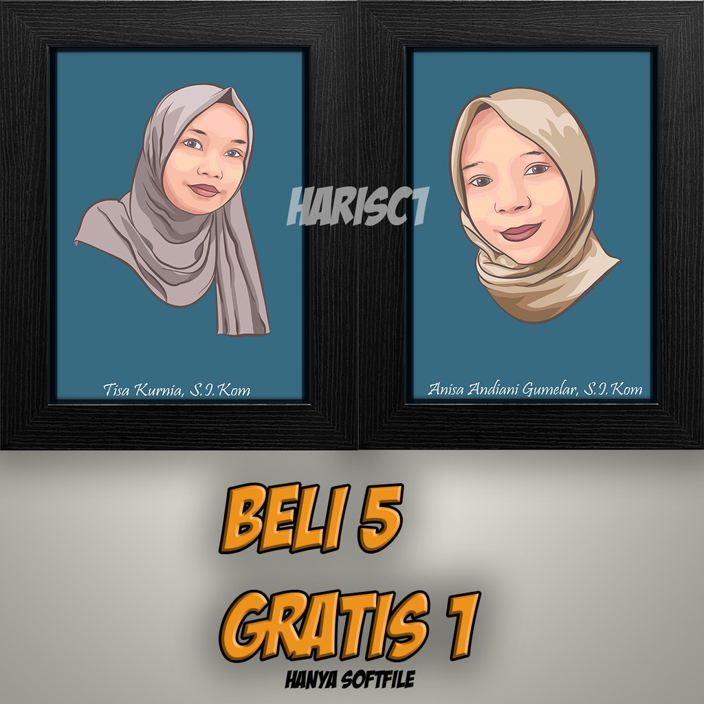 Jual CETAK 8RP LAMINASI DOF FRAME SOFTFILE COSTUM Vector Art Kado