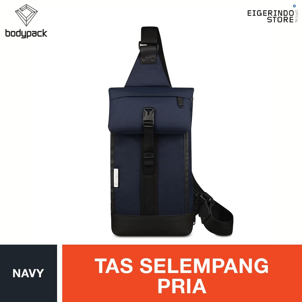 Jual Bodypack Heatrow Cross Sling Bag Navy Shopee Indonesia