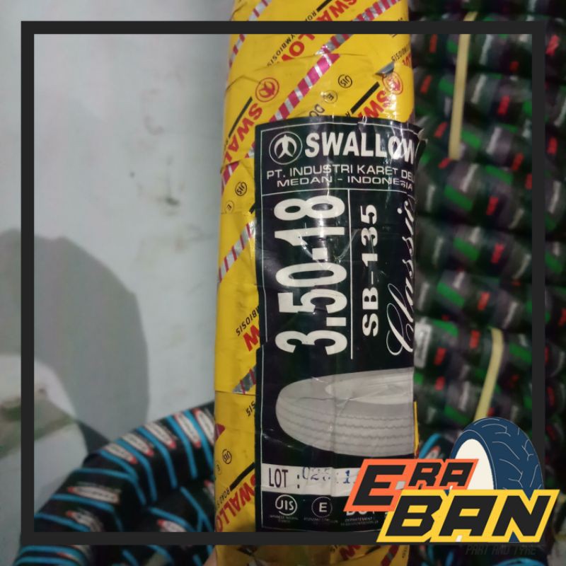 Jual BAN SWALLOW CLASSIC SB135 350 RING 18 TUBETYPE BAN MOTOR CLASSIC