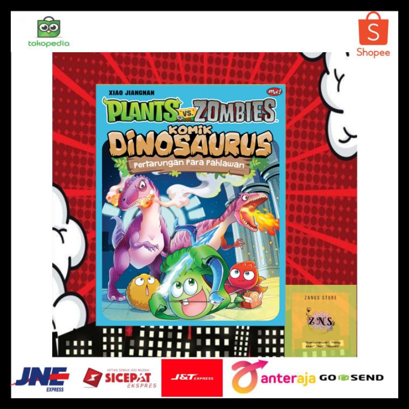 Jual Plants Vs Zombies Komik Dinosaurus Pertarungan Para Pahlawan