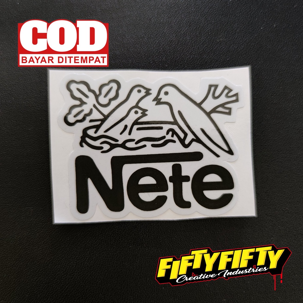 Jual Stiker Print Cut Plesetan Nestle Nete Stiker Printing Laminasi