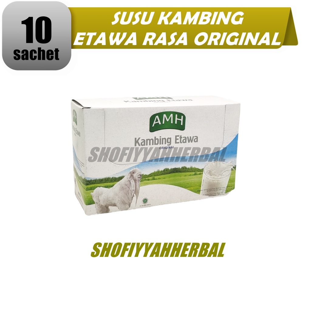 Jual SUSU KAMBING ETAWA AMH RASA VANILLA ORIGINAL 1 BOX ISI 10 SACHET