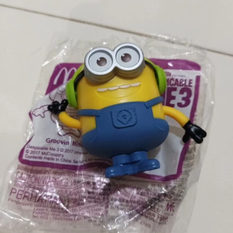 Jual Groovin Minion Walkman Minions Despicable ME 3 Happy Meal Mc