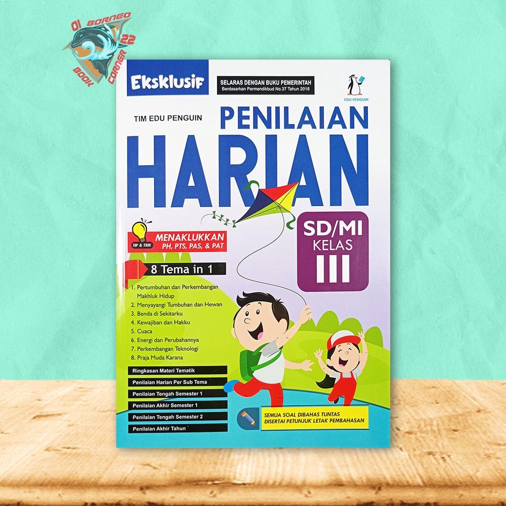 Jual BUKU PENUNJANG SD EKSKLUSIF PENILAIAN HARIAN AKM SD MI KELAS 3