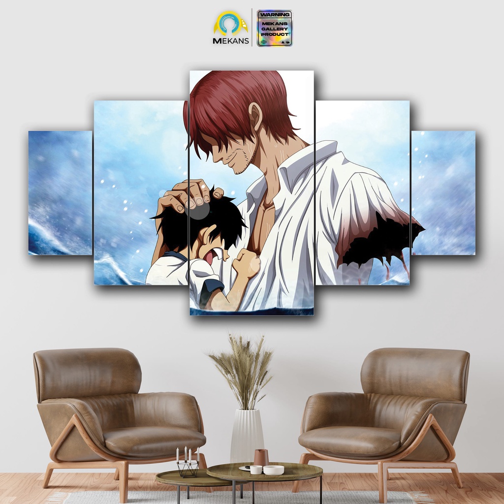 Jual Mekans Set Pajangan Hiasan Dinding One Piece Akagami Shanks Pcs