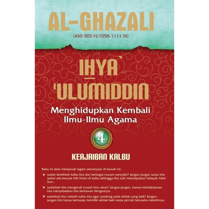 Jual Buku Ihya Ulumiddin Keajaiban Kalbu Imam Al Ghazali Shopee