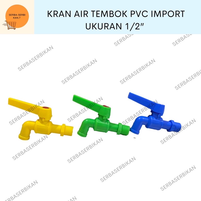 Jual Kran Air Pvc Keran Hss Tembok Plastik Pvc Import Quality