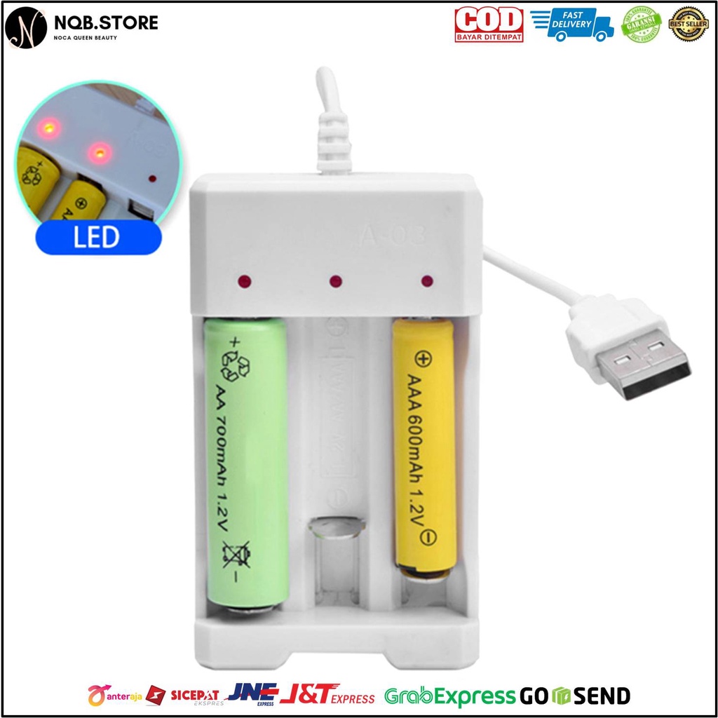 Jual Alat Cas Baterai Aa Aaa Isi Ulang Batre A A Usb Charger