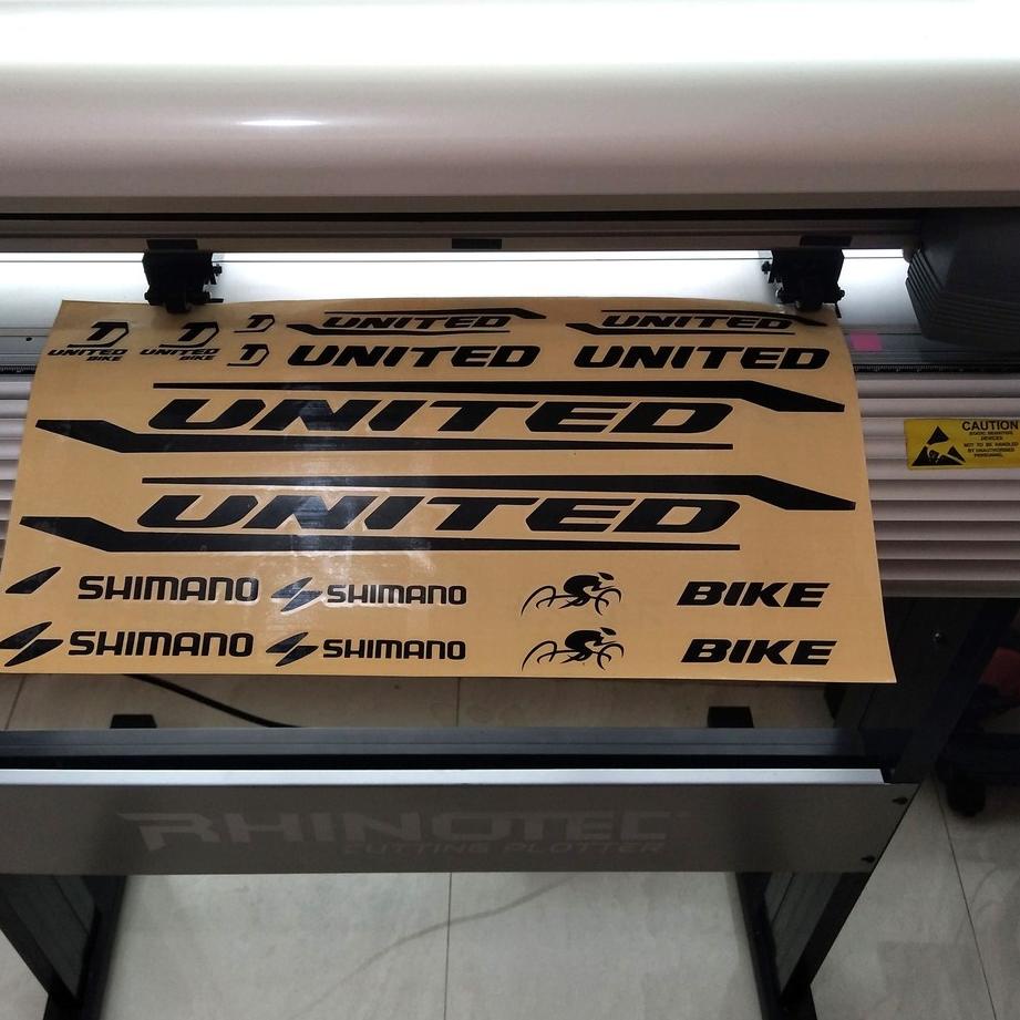 Jual Zoe Cutting Stiker United Set Dewasa Variasi Sepeda Sticker Frame