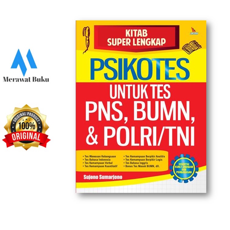 Jual Kitab Super Lengkap Psikotes Untuk Tes Pns Bumn Polri Tni