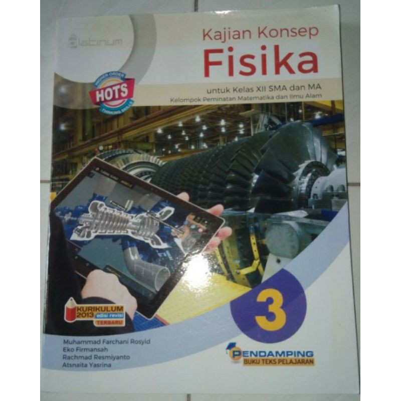 Jual Fisika SMA Kelas 10 11 12 X XI XII Kurikulum Merdeka Platinum Tiga