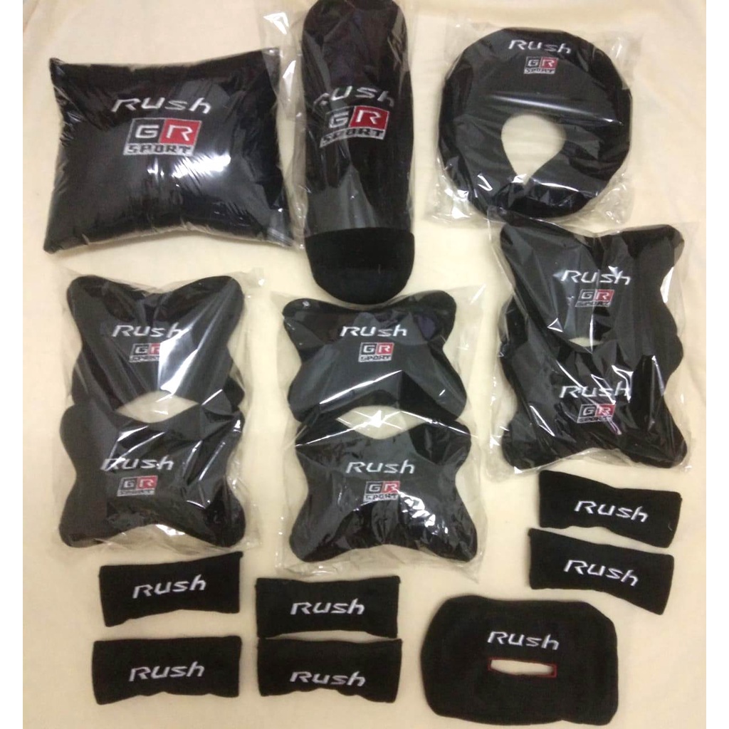 Jual Aksesoris Toyota All New Rush GR Sport Carset Bantal Mobil