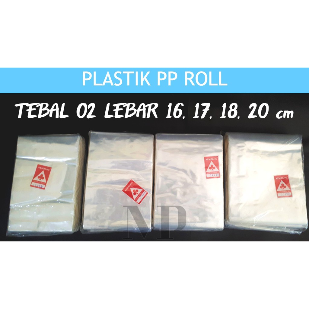 Jual Plastik Pp Roll Lebar Cm Tebal Bening Panjang