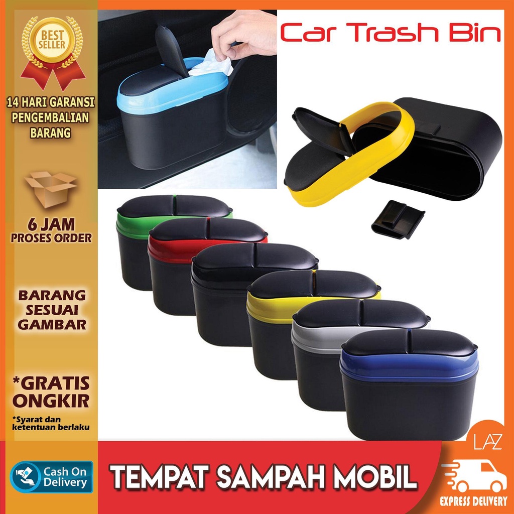 Jual Tong Kotak Tempat Sampah Mobil Mini Samping Pintu Car Trash Bin