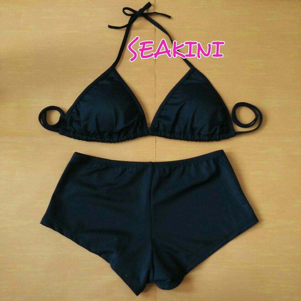 Jual Bk Warna Hitam Bikini Triangle Celana Boxer Shopee Indonesia