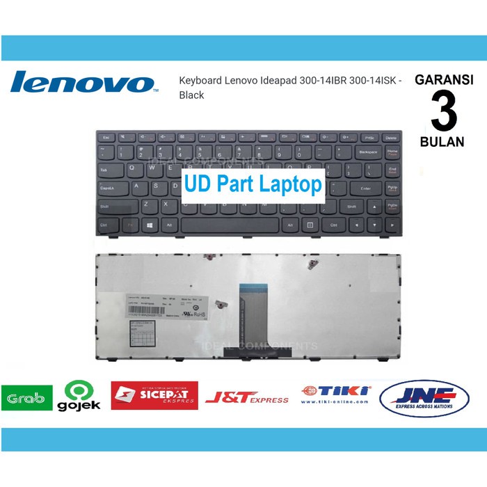 Jual Keyboard Lenovo Ideapad Ibr Isk Black Shopee Indonesia