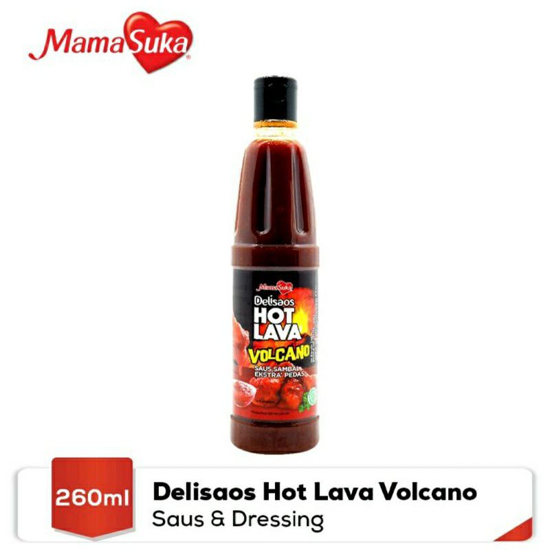 Jual Mama Suka Delisaus Hot Lava Volcano 260 Gr Shopee Indonesia