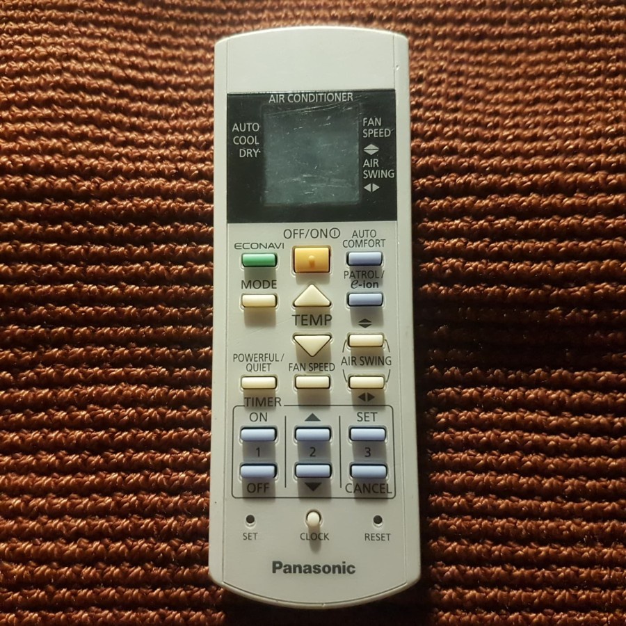 Jual Remote AC Panasonic A75C3706 Seken Original Shopee Indonesia