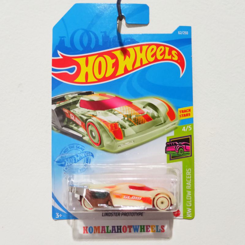 Jual Hot Wheels Lindster Prototype Glow Racer Best For Track Shopee Indonesia