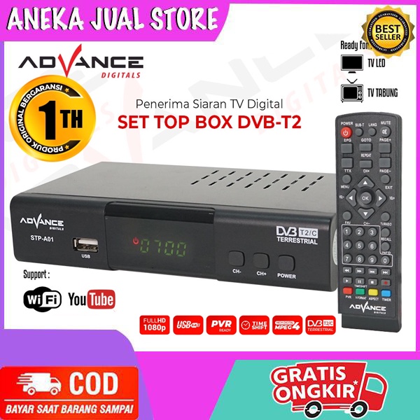 Jual Set Top Box Advance Stp Ao Full Hd Tv Digital Dvb T Bisa