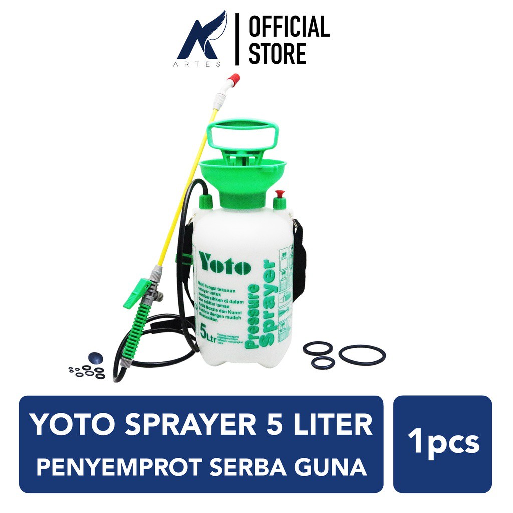 Jual Yoto Sprayer Liter Penyemprot Semprotan Bertekanan Manual Semi