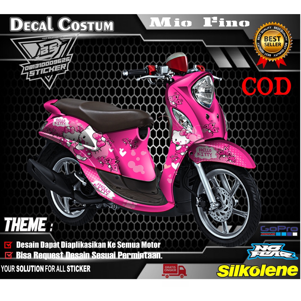 Jual Sticker Decal Motor Yamaha Miofino Grande Dekal Motor Mio Fino